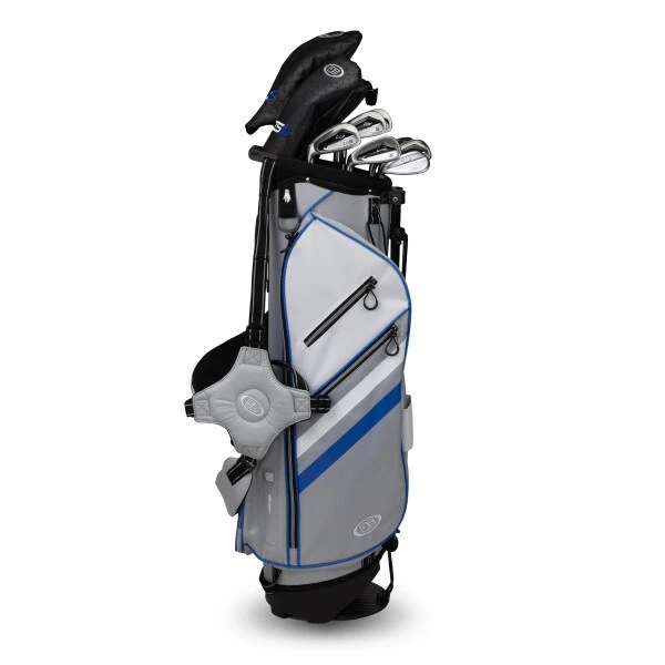 Left Hand TS5-54 10 Club Stand Set Graphite, Silver/White/Blue Bag 5 Left Hand TS5-54 10 Club Stand Set Graphite, Silver/White/Blue Bag - Image 5