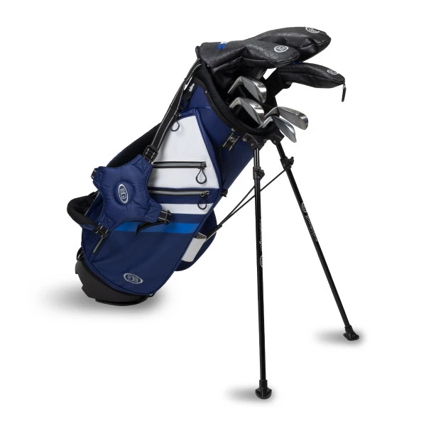 Right Hand TS5-57 7 Club Stand Set Combo, Navy/White Bag 1 Right Hand TS5-57 7 Club Stand Set Combo, Navy/White Bag
