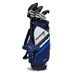 Right Hand TS5-57 10 Club Stand Set Graphite, Navy/White Bag 9 Right Hand TS5-57 10 Club Stand Set Graphite, Navy/White Bag -Golf Gear Shop 13102 AltA