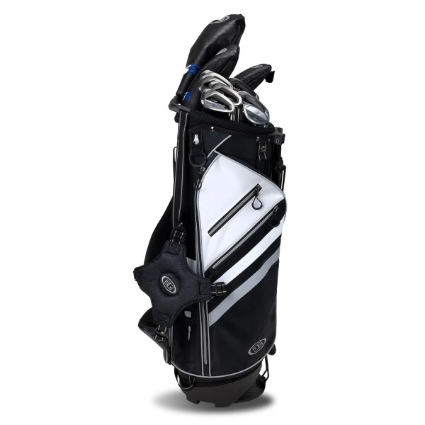 Right Hand TS5-57 10 Club Stand Set Graphite, Black/White Bag 5 Right Hand TS5-57 10 Club Stand Set Graphite, Black/White Bag - Image 5