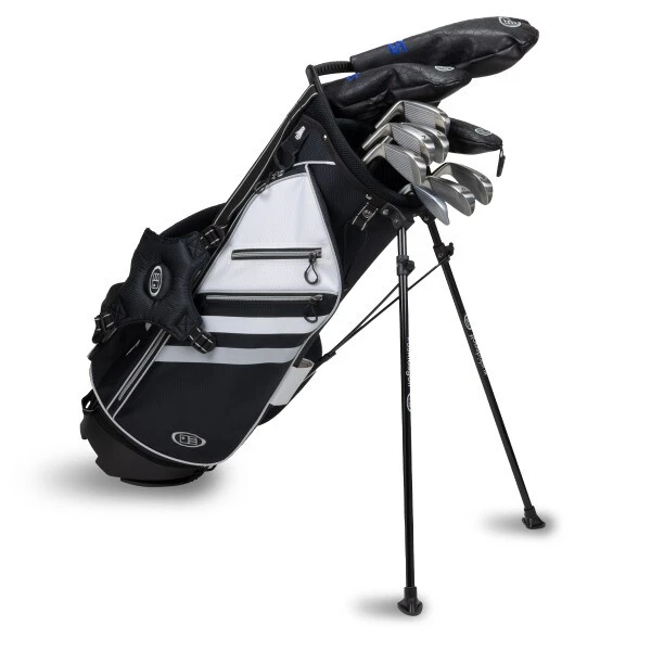 Right Hand TS5-57 10 Club Stand Set Graphite, Black/White Bag 1 Right Hand TS5-57 10 Club Stand Set Graphite, Black/White Bag