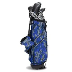 Right Hand TS5-57 10 Club Stand Set Graphite, Blue Camo Bag -Golf Gear Shop 13112 AltA