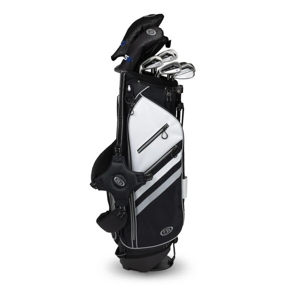 Left Hand TS5-57 10 Club Stand Set Graphite, Black/White Bag 5 Left Hand TS5-57 10 Club Stand Set Graphite, Black/White Bag - Image 5