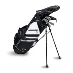 Right Hand TS5-60 7 Club Stand Set Combo, Black/White Bag