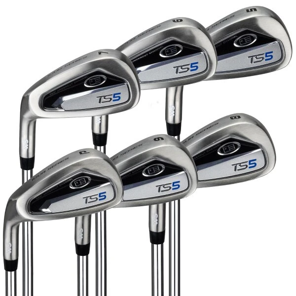 Left Hand TS5-60 6 Club Iron Set Steel Shafts 1 Left Hand TS5-60 6 Club Iron Set Steel Shafts