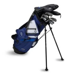 Right Hand TS5-63 10 Club Stand Set Combo, Navy/White Bag