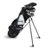 Left Hand TS5-66 10 Club Stand Set Combo, Black/White Bag