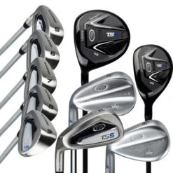 Left Hand TS5-66 10 Club Hybrid Iron Set Combo Shafts