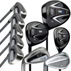 Left Hand TS5-66 10 Club Stand Set Graphite, Blue Camo Bag 8 Left Hand TS5-66 10 Club Stand Set Graphite, Blue Camo Bag -Golf Gear Shop 19162 AltB