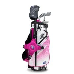 Right Hand UL7-42 4 Club Stand Set, White/Pink -Golf Gear Shop 21103 AltA