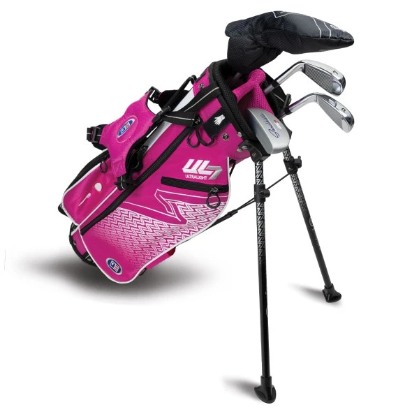 Right Hand UL7-45 4 Club Stand Set, Pink/White 1 Right Hand UL7-45 4 Club Stand Set, Pink/White