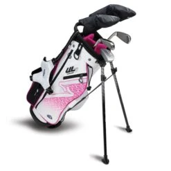 Left Hand UL7-48 5 Club Stand Set, White/Pink