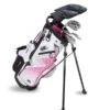 Left Hand UL7-48 7 Club Stand Set, White/Pink