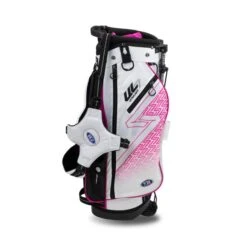UL7-48 Stand Bag/24.5 Inch, White/Pink -Golf Gear Shop 23133 AltA