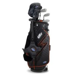 Right Hand UL7-51 5 Club Stand Set, Black/Orange -Golf Gear Shop 24101 AltA 1