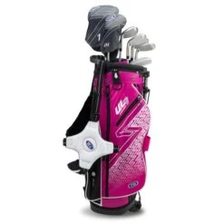 Right Hand UL7-51 7 Club Stand Set, Pink/White -Golf Gear Shop 24106 AltA 1