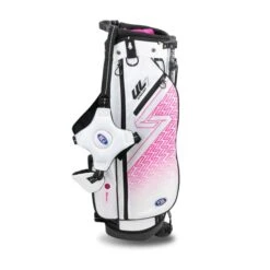 UL7-54 Stand Bag/27.5 Inch, White/Pink -Golf Gear Shop 25133 AltA
