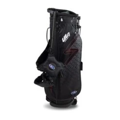 UL7-60 Stand Bag/30.5 Inch, Black/Maroon -Golf Gear Shop 27131 AltA