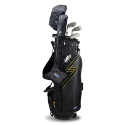 Left Hand UL7-63 5 Club Stand Set, Black/Gold -Golf Gear Shop 28101 AltA 1