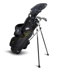 Left Hand UL7-63 5 Club Stand Set, Black/Gold