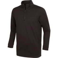 The Ross 1/4 Zip Pullover, Basic Black