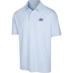 USKG Mens Micro Stripe Polo, Blue Stream