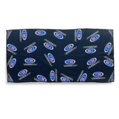 USKG Multi Logo Microfiber Towel -Golf Gear Shop 42448P Black