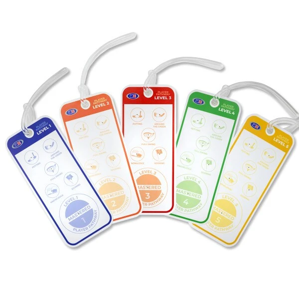 Level 1-5 Bag Tags, Rectangle 1 Level 1-5 Bag Tags, Rectangle